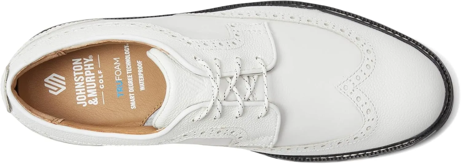 Johnston & Murphy Upton GL3 Luxe Hybrid Wingtip Mens Shoe  Casual Dress Shoes for Men, Seam-Sealed Waterproof Leather Shoes
