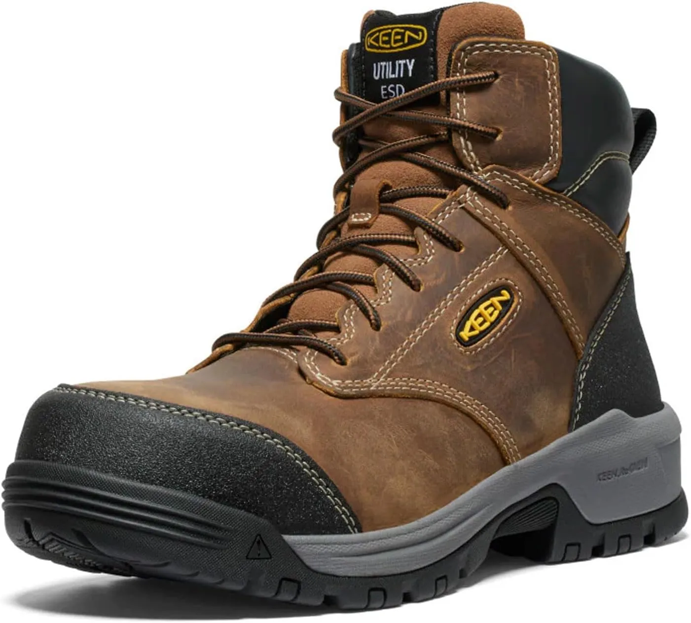 KEEN Utility Men's, Evanston 6-inch ESD Composite Toe Work Boot