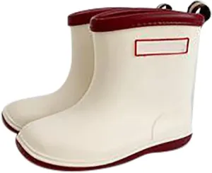 Kids Baby Easy On Rain Shoes Boots for Toddler Short Rain Boots Lightweight Rainy Day Shoes Rain Boots