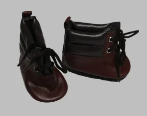 Lace-up High-Top Boots 18 inch Doll: Brown