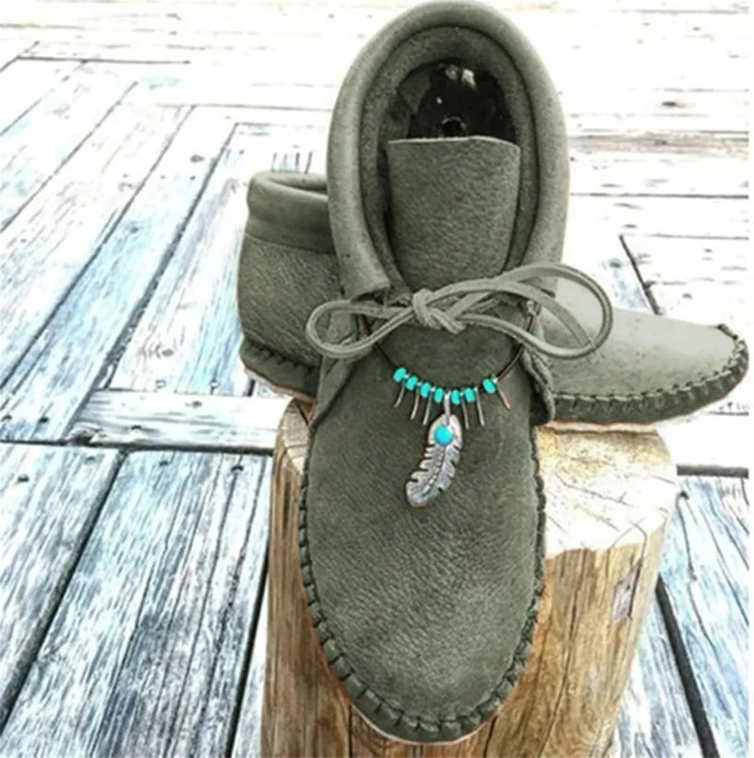 Ladmiple Boots For Women Ankle Booties Western Cowboy Cowgirl Short Booties Fall Classic High Top Combat Walking Shoes