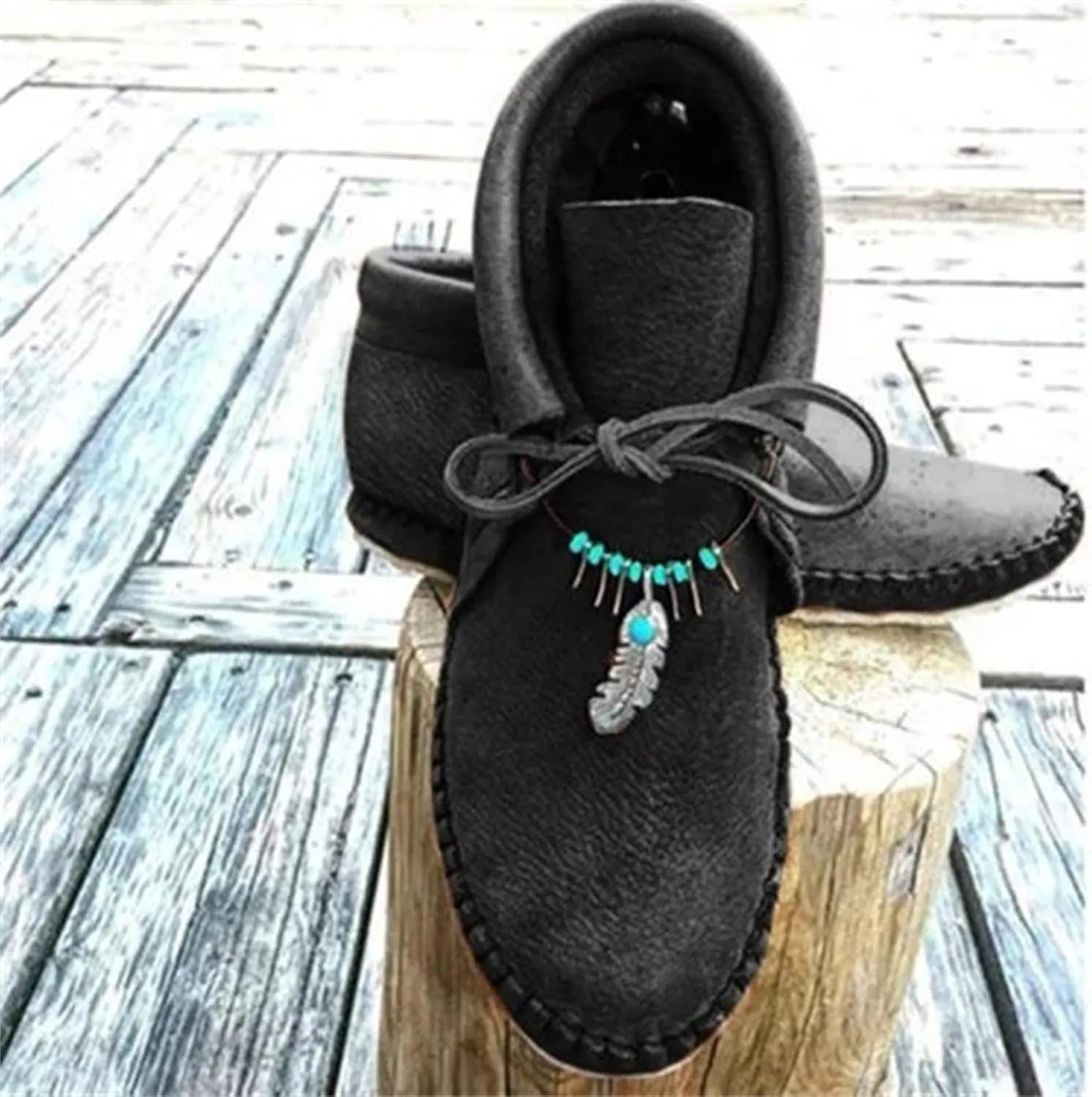 Ladmiple Boots For Women Ankle Booties Western Cowboy Cowgirl Short Booties Fall Classic High Top Combat Walking Shoes