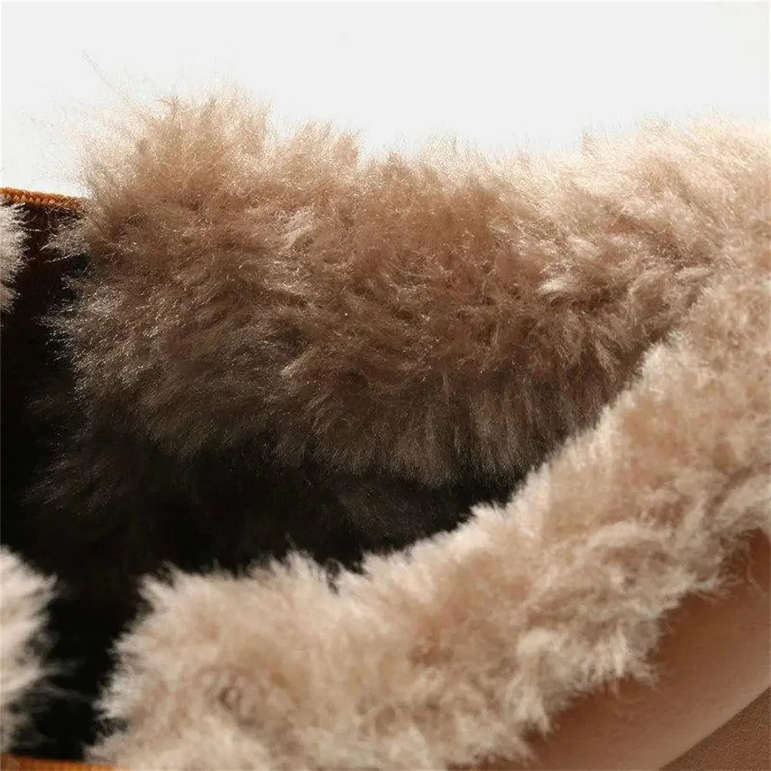 Ladmiple Winter Boots For Women Wide Width Snow Boots Comfortable Slip on Fur Lined Cold Weather Warm Ankle Booties