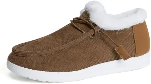 Lausiuoe Winter Boots For Women 2022 With Fur Fluffy Fuzzy Ankle Booties Soft Outdoor Shoes Fashion Casual Walking Shoes