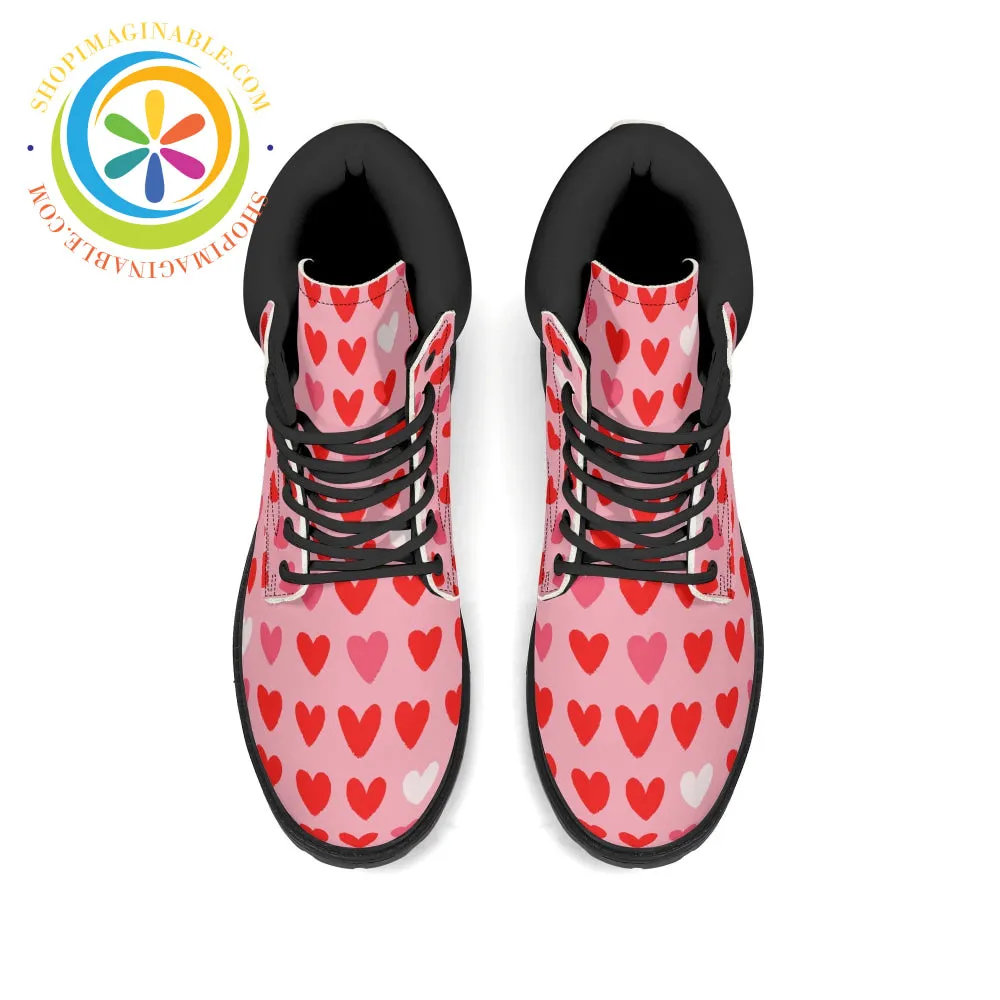 Love My Hearts Ladies Boots
