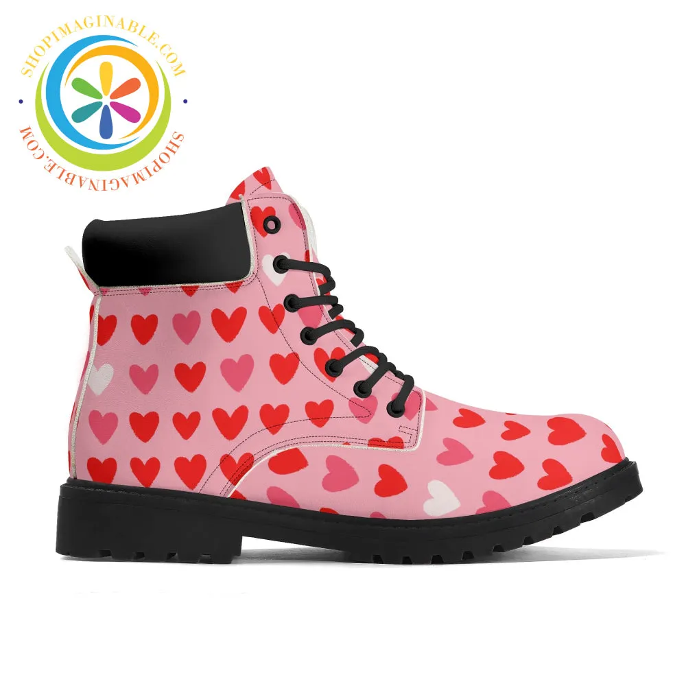Love My Hearts Ladies Boots