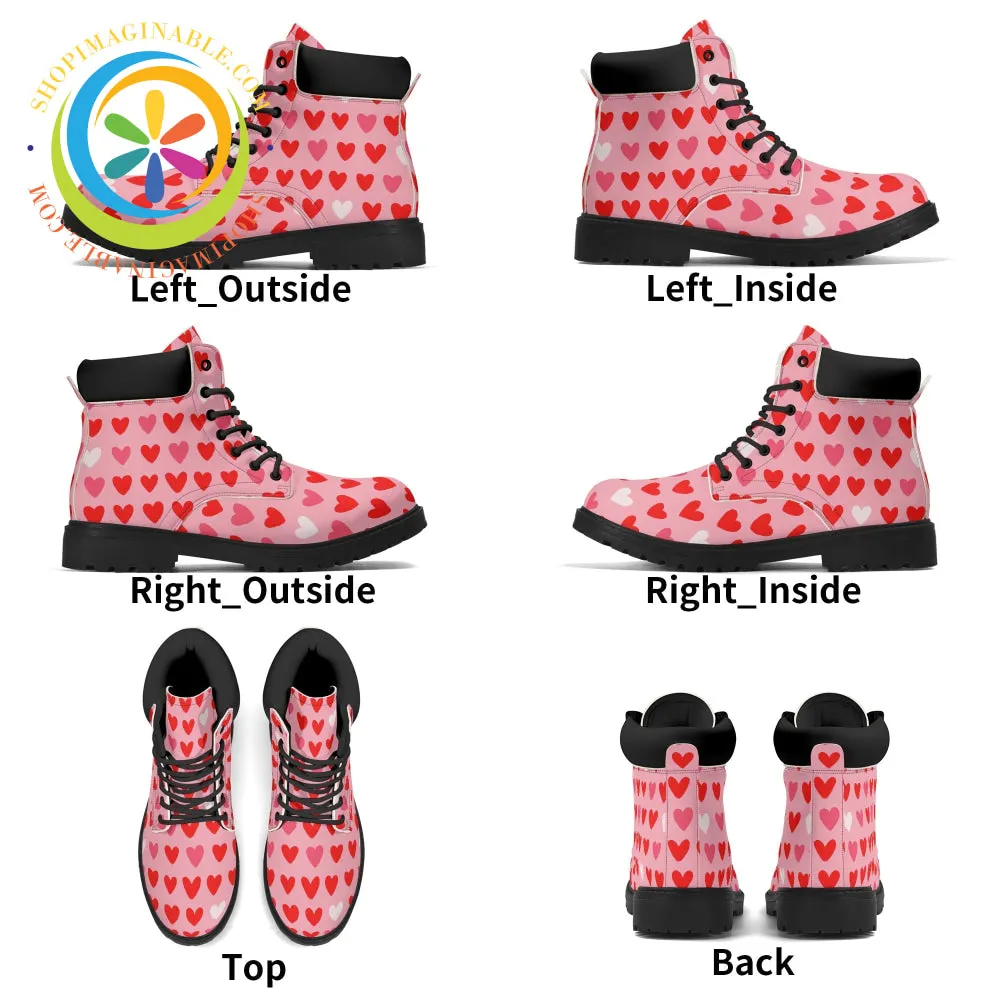 Love My Hearts Ladies Boots