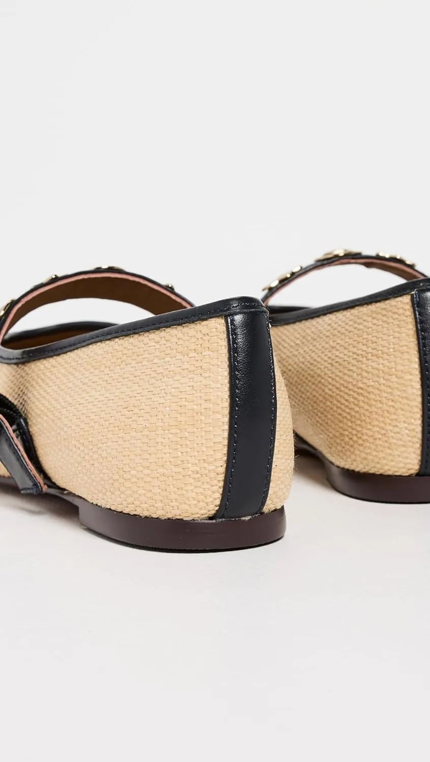 Madewell Women's Hera Mary Jane-Medallion Flat