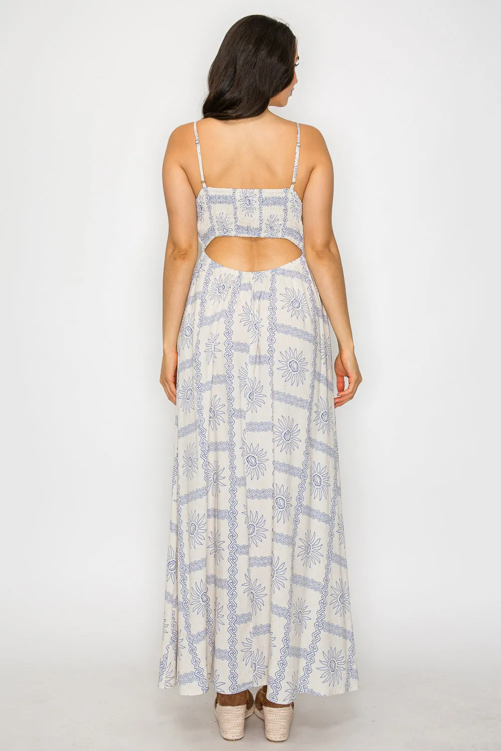 Mediterranean Glow Maxi Dress