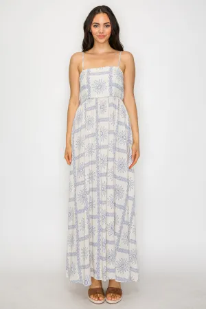 Mediterranean Glow Maxi Dress
