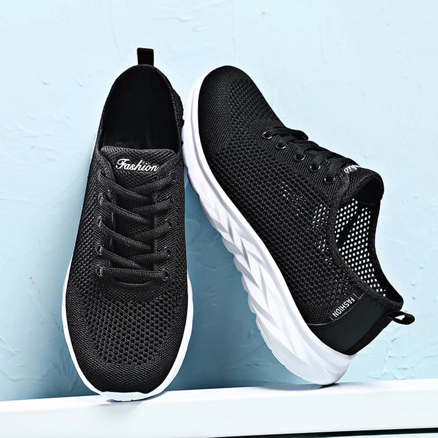 Men Comfortable Fashion Casual Breathable Lightweight Solid Color Summer and Men's Classic Nylon Sneaker