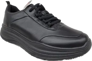 Men Shoes Work Slip Resistant Black Lace Up All Day Comfort Cushion