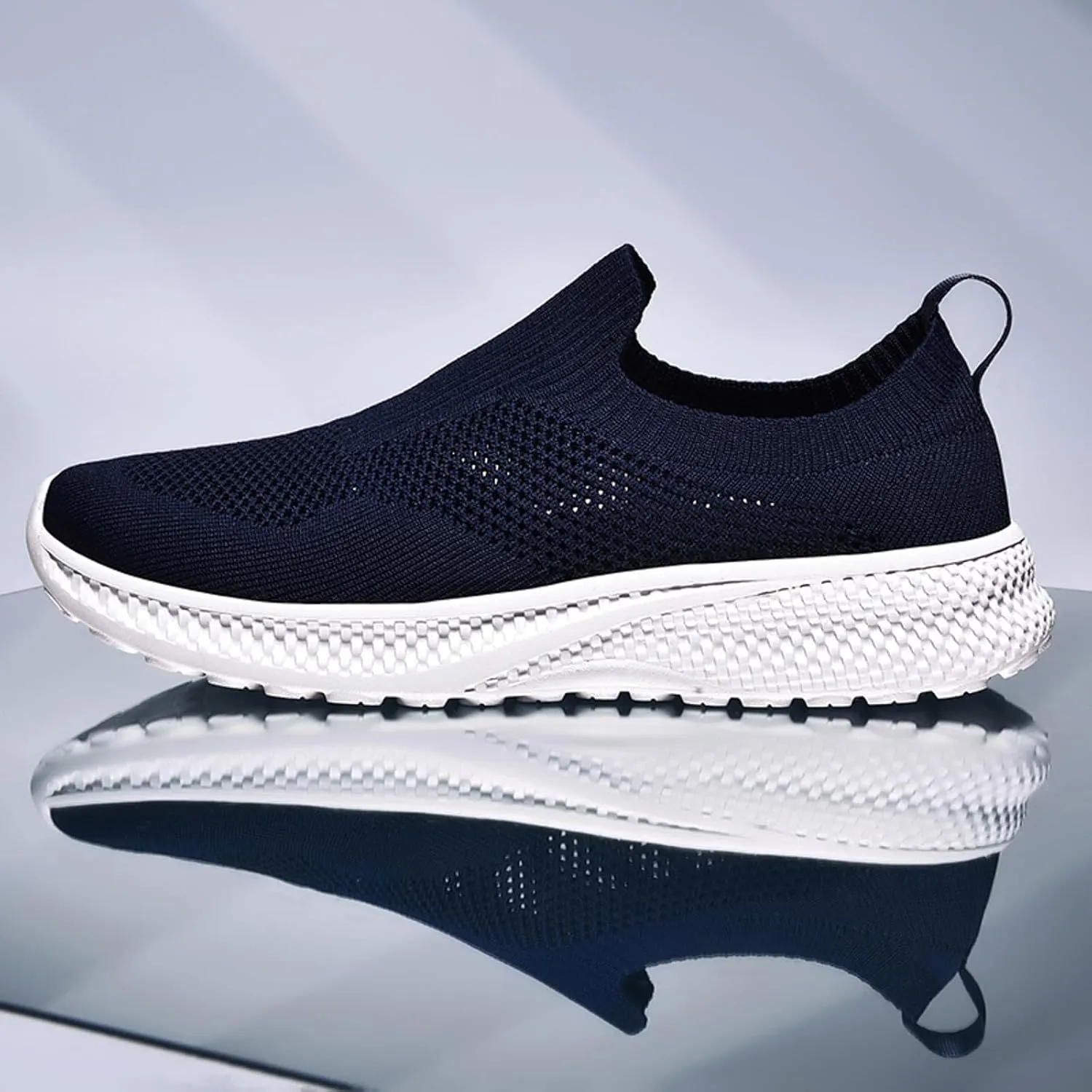 Men's Fashion Sneakers Mens Athletic Shoes Slip on Shoe for Men Walking Shoe for Men Mesh Casual Sneaker