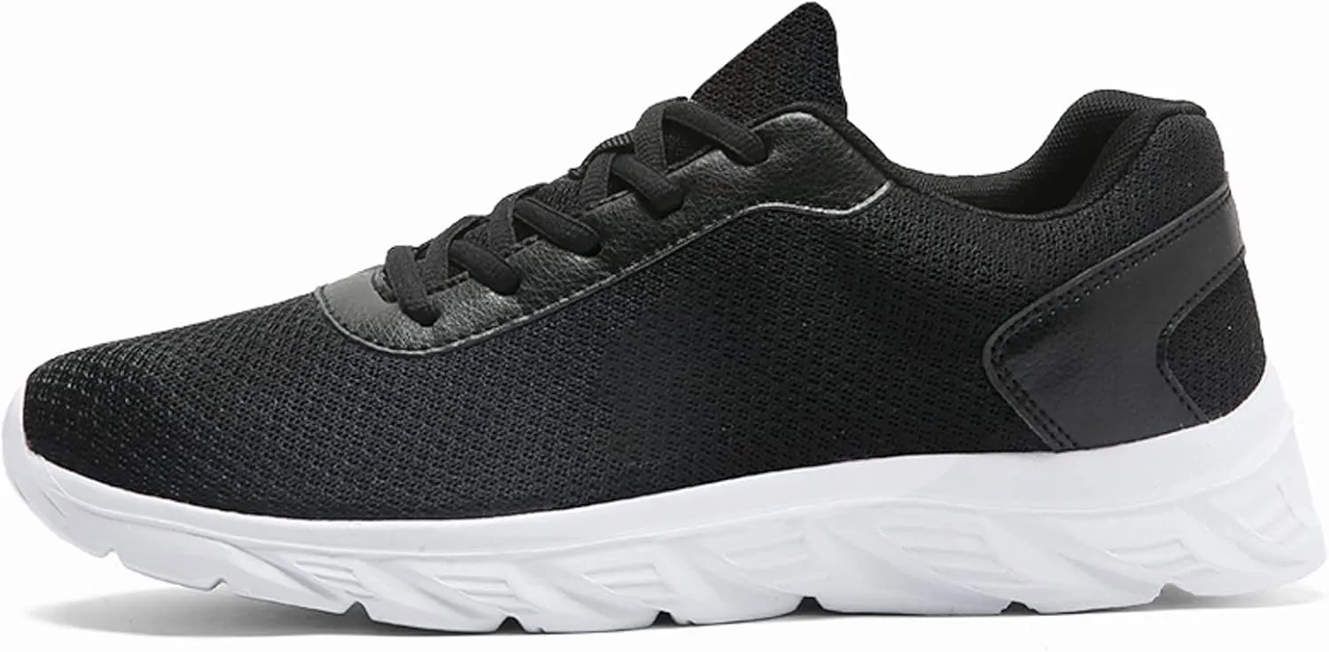 Men's Fashion Sneakers Men's Casual Dress Shoes Sneakers Classic Casual Walking Shoes Weight Lifting for Men Comfortable Walking Tennis White Leather Shoe