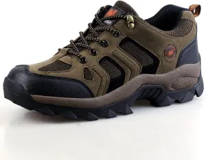Men's Hiking Shoes, Women's Hiking Shoes, Outdoor, Hiking, Hiking, Leisure, Large Size (Color : Dark Green, Size : 9.5)