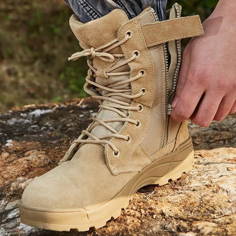 Men's Hiking Work Tactical Boots Waterproof Summer Camp Outdoor Desert Boots