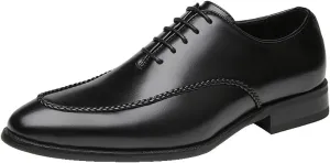 Men's Leather Wingtip Brogue Oxfords Classic Lace Up Formal Tuxedo Derby Shoes Mens Comfort Orthopedic Dress Shoes