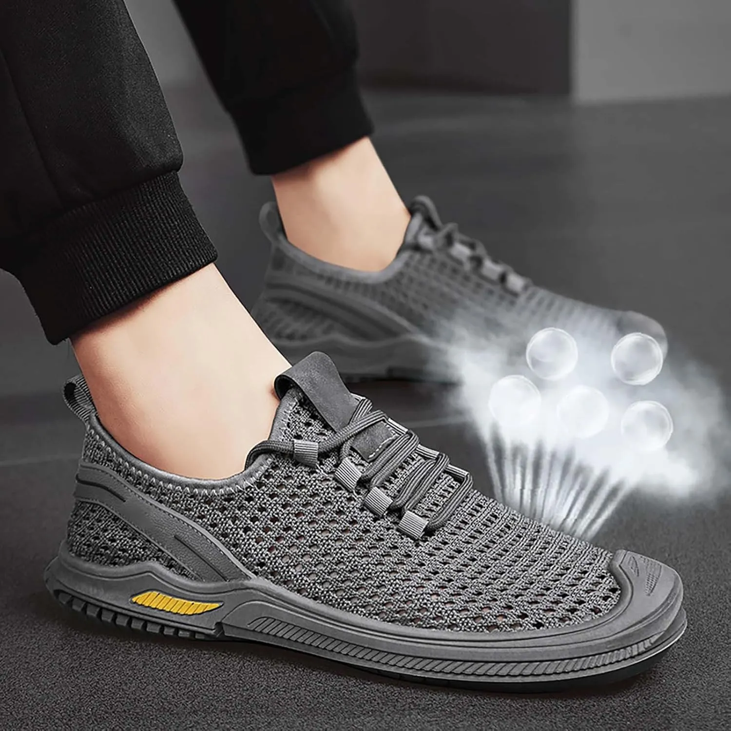 Men's Outdoor Casual Shoes Mesh Shoes Non Slip Breathable Sports Hiking Shoes Travel Hiking Shoes mens sandlas
