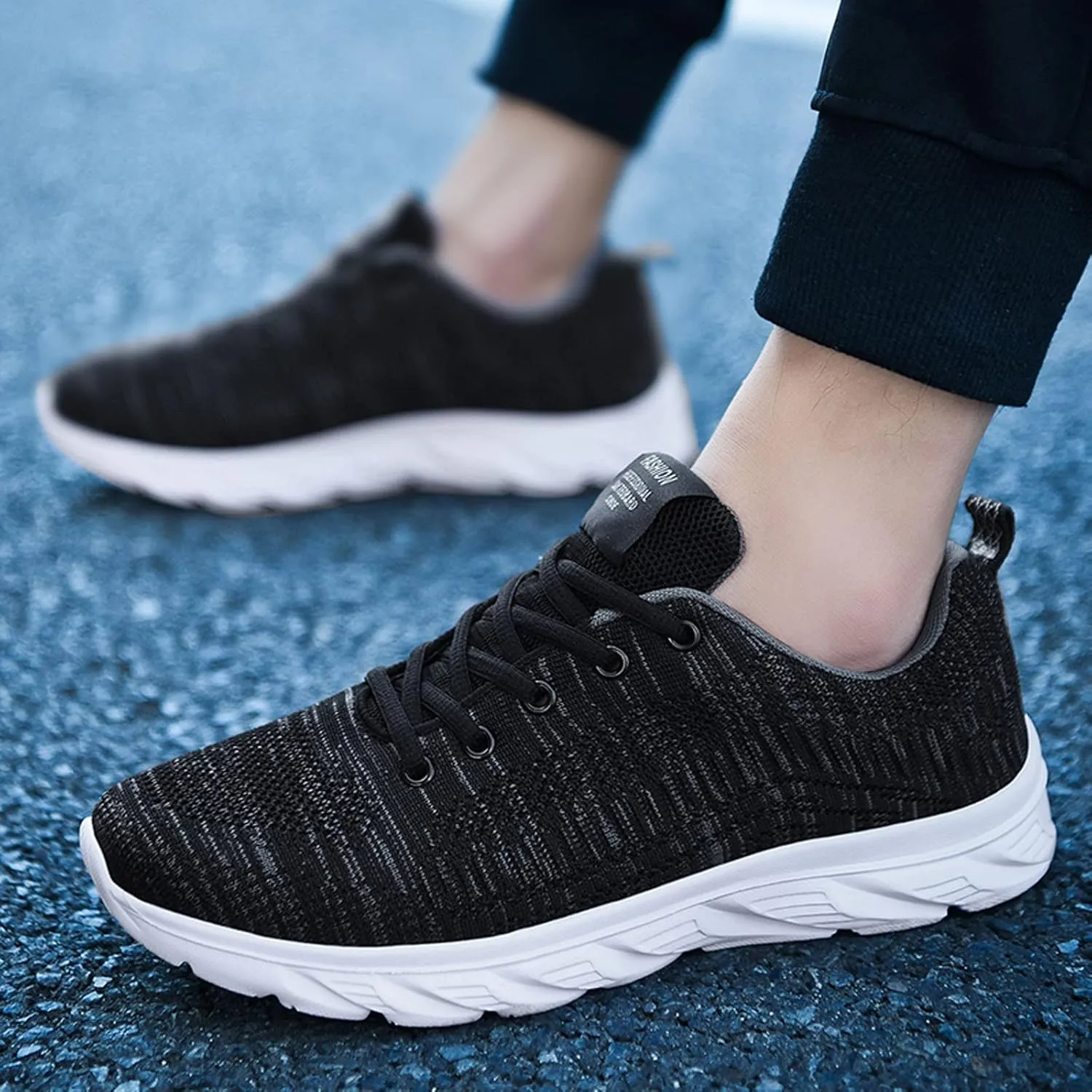 Mens Slip on Sneakers Sneakers Men's Classic Fashion Men Sneaker Comfortable Walking Shoes Tennis Comfortable Volleyball Shoes Men