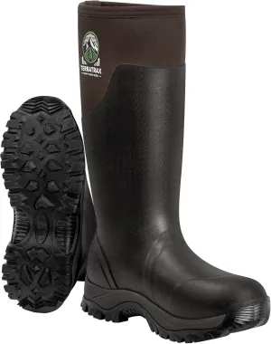 Men's Waterproof Insulated Rubber Hunting Boots  6mm Neoprene Rain Boots for Outdoor Work, Fishing, Farming & Gardening