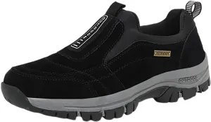 Men's Wide Hiking Shoes Lightweight Walking Shoes Waterproof Work Shoes for Outdoor Trailing Trekking Camping