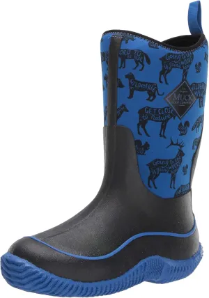 Muck Boot Unisex-Child Kid's Hale Print Rain Boot