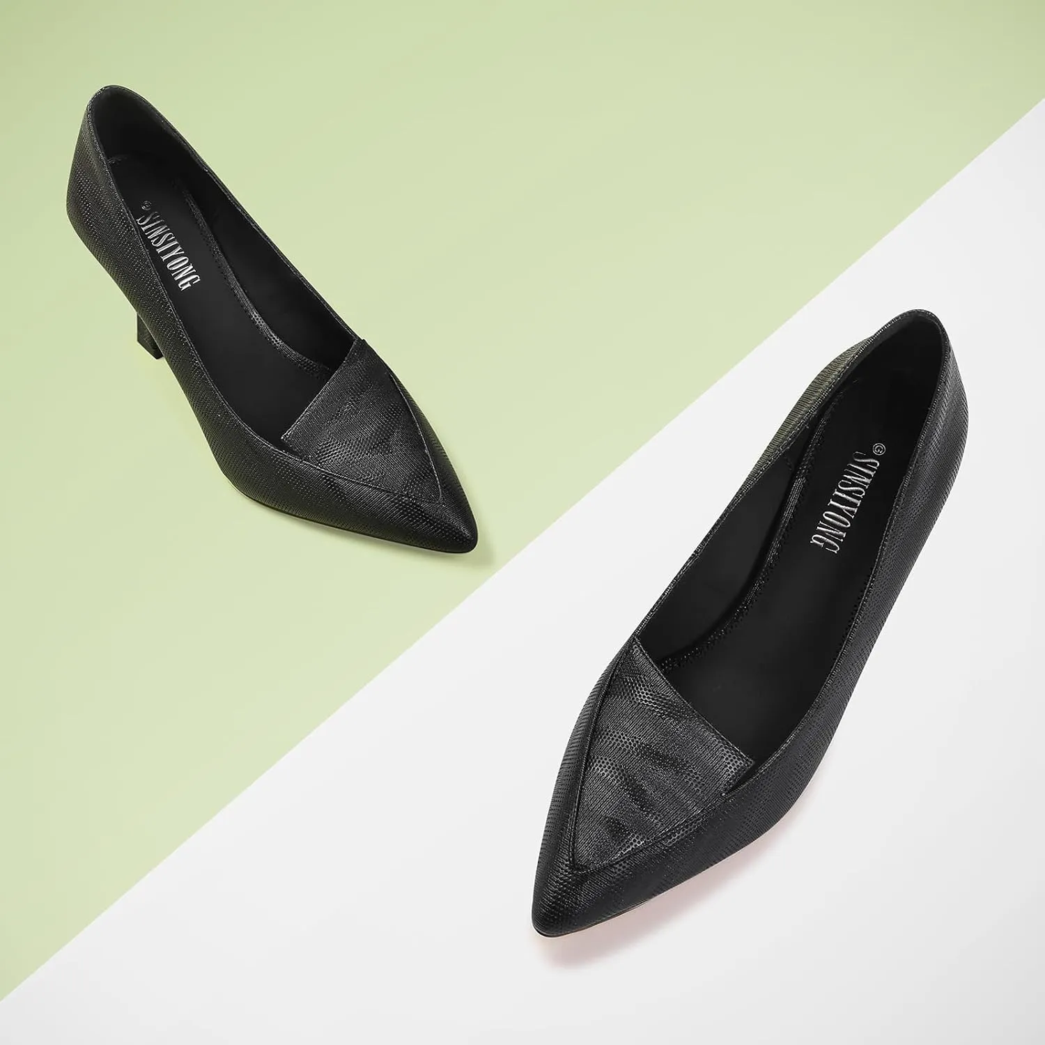 Multicolor High Heels for Women Pointed Toe Stiletto Heel Pumps Comfortable Dress Shoes