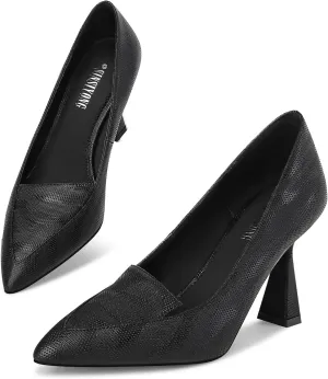 Multicolor High Heels for Women Pointed Toe Stiletto Heel Pumps Comfortable Dress Shoes