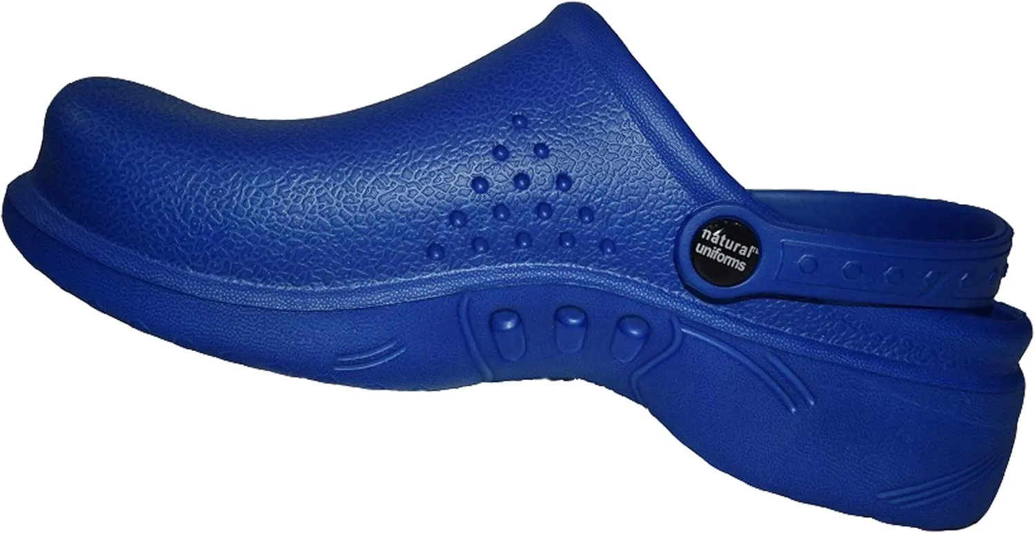 Natural Uniforms Ultralite Women's Clogs with Strap, Nursing Medical Work Mule