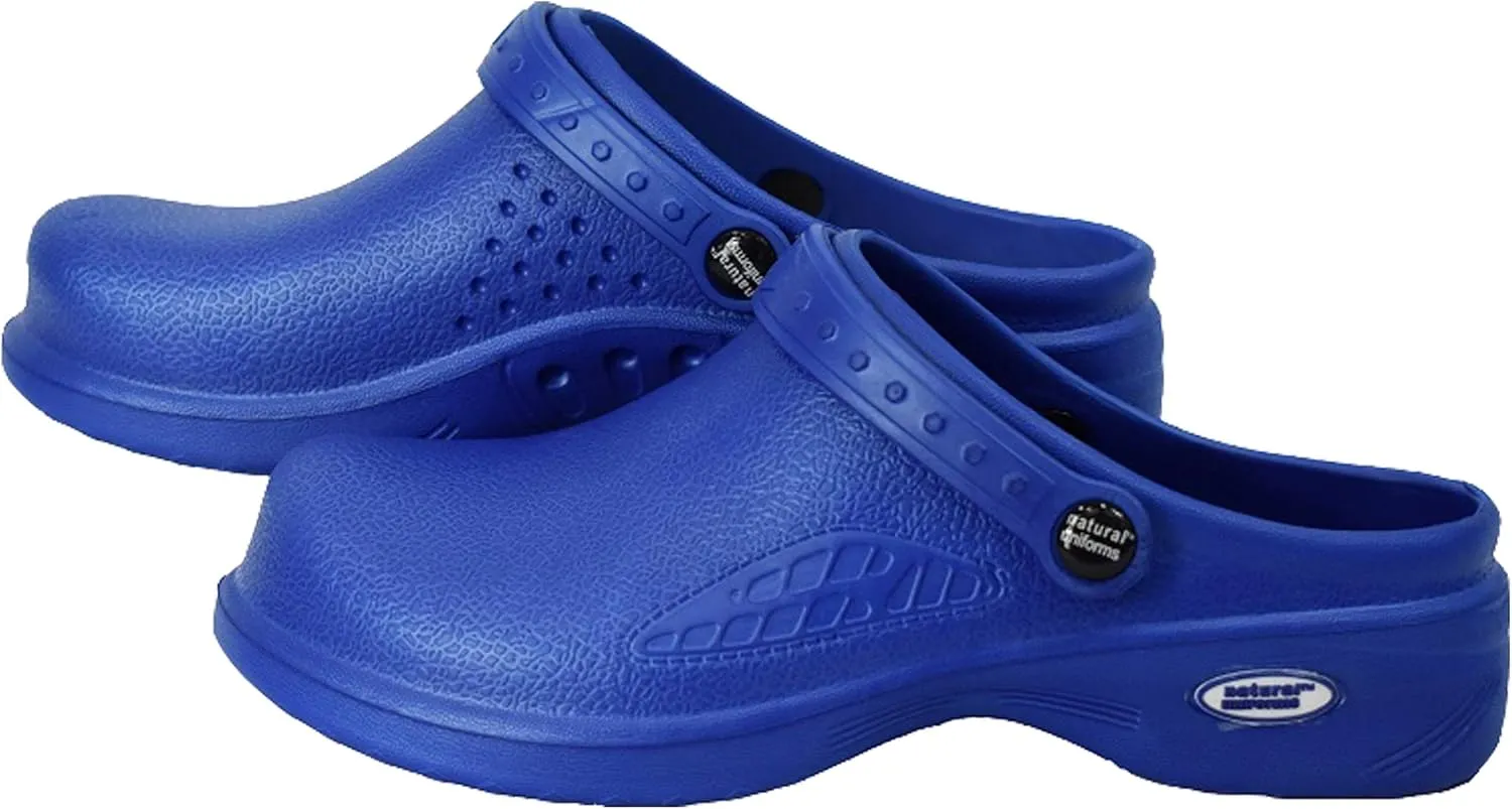 Natural Uniforms Ultralite Women's Clogs with Strap, Nursing Medical Work Mule