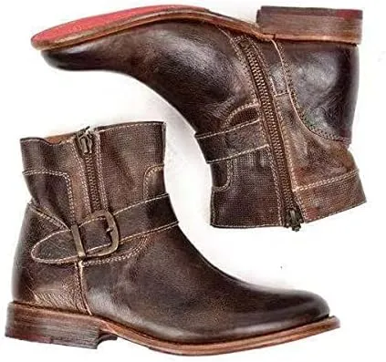 New Mens Chelsea Boot PU Buckle With Zipper Monk Belt Slip On Non Slip Wearable Waterproof Anti-slip Dress Fashion Pull On