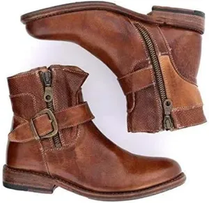 New Mens Chelsea Boot PU Buckle With Zipper Monk Belt Slip On Non Slip Wearable Waterproof Anti-slip Dress Fashion Pull On