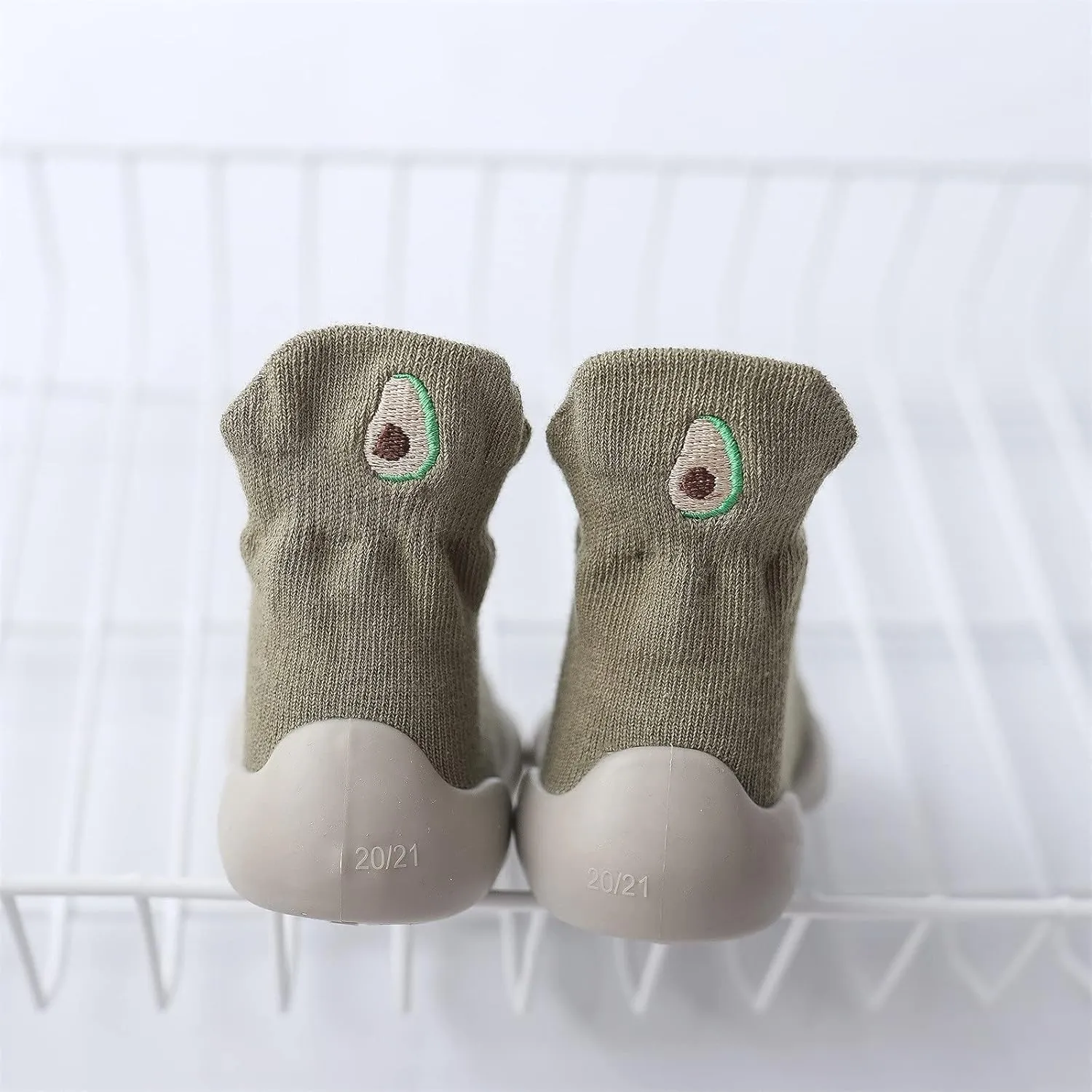 Newborn Shoes for Girls,Indoor Walkers Infant First Socks Casual Elastic Soft Toddler Baby Solid Shoes Sock Shoes