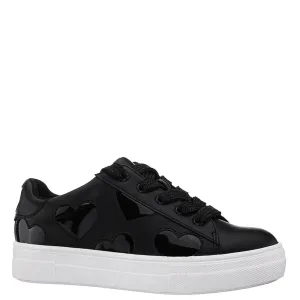 Nina Esti | Youth Black Heart Low Top Sneakers