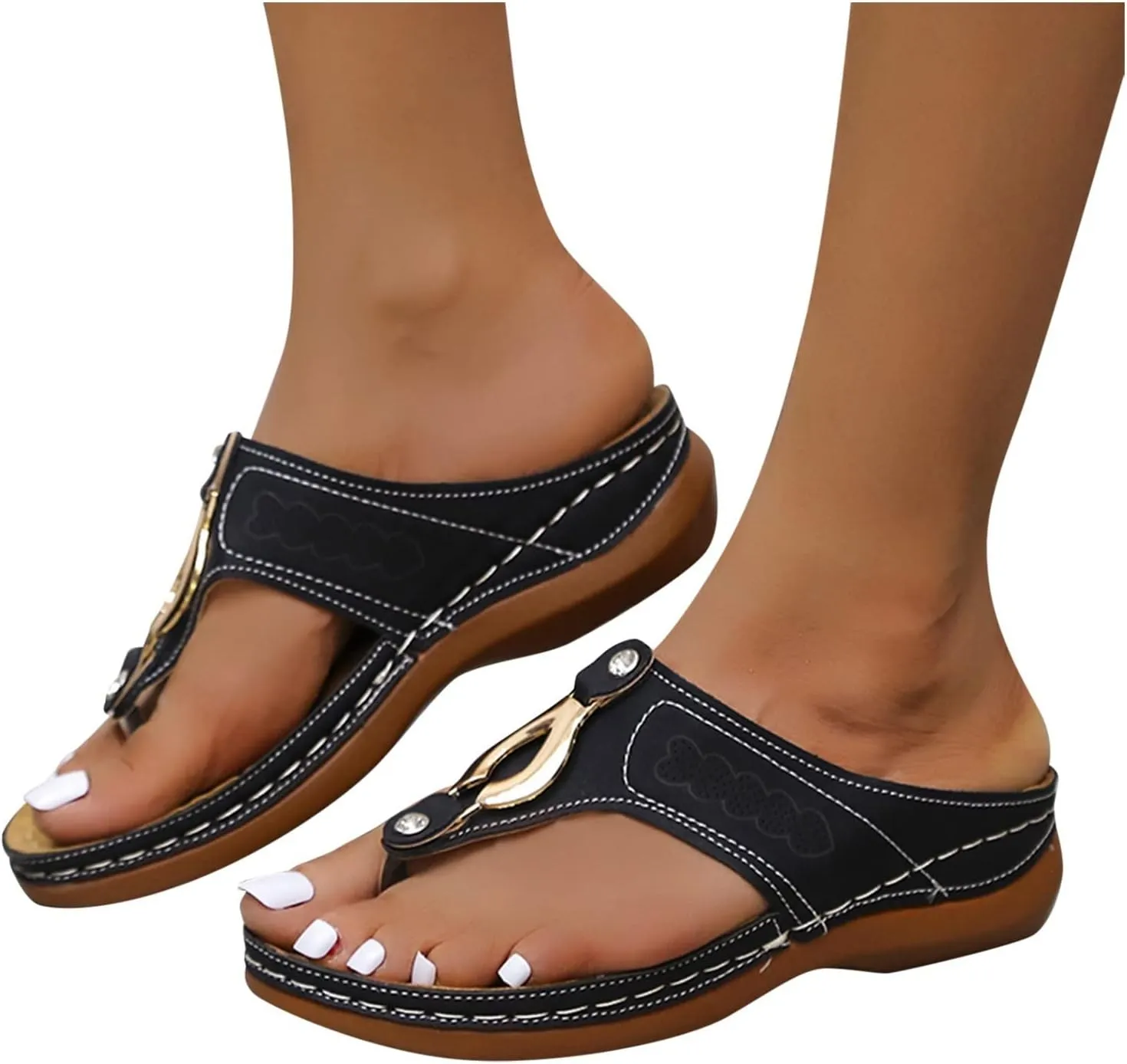 Orthopedic Flip Flops Orthopedic Women's Sandals Comfortable Walking Company Shoes for Women Sandals Orthotic Womens Dressy Sandals Wide Width Mens Sport Flip Flops Comfort Thong Sandals