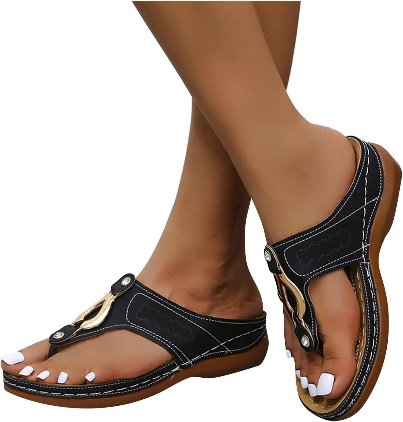 Orthopedic Flip Flops Orthopedic Women's Sandals Comfortable Walking Company Shoes for Women Sandals Orthotic Womens Dressy Sandals Wide Width Mens Sport Flip Flops Comfort Thong Sandals