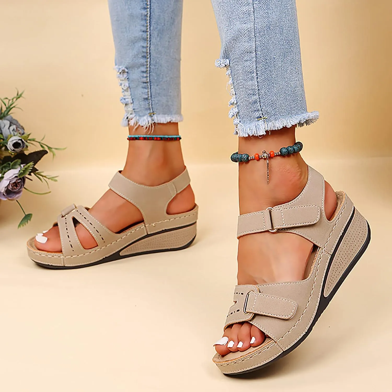Orthopedic Sandals for Bunions Men Orthotic Womens Sandals Memory Foam Orthopedic Womens Flip Flops Orthopedic Womens Slip On Sandals Comfortable Dressy Leather Sandals Women Comfortable