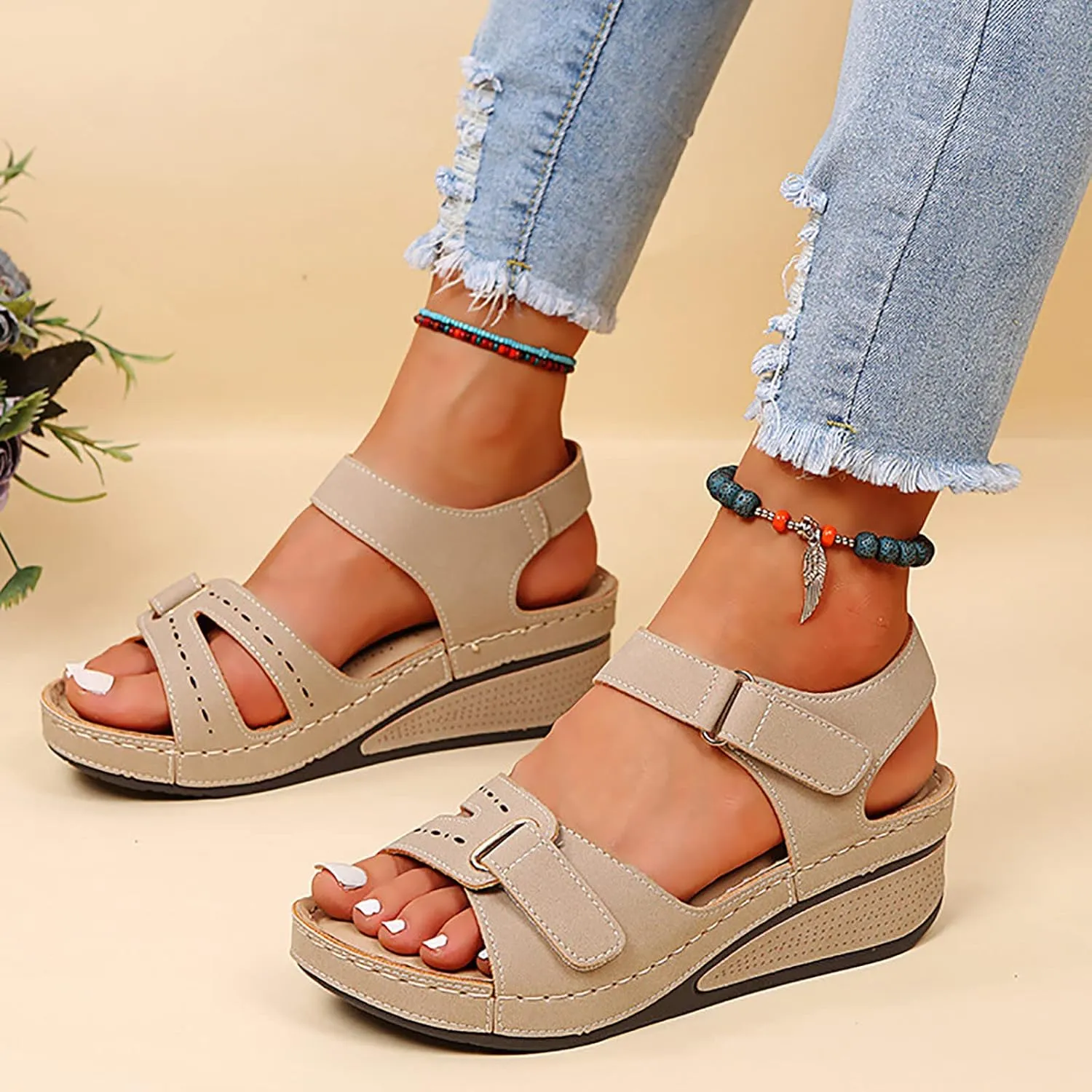 Orthopedic Sandals for Bunions Men Orthotic Womens Sandals Memory Foam Orthopedic Womens Flip Flops Orthopedic Womens Slip On Sandals Comfortable Dressy Leather Sandals Women Comfortable