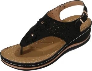 Orthopedic Sandals for Women Wide Width Arch Support Orthopedic Women Sandals Comfortable Sandals for Elderly Women Comfort Orthopedic Womens Sandals Size 12 Orthopedic Women's Shoes Casual Sandals