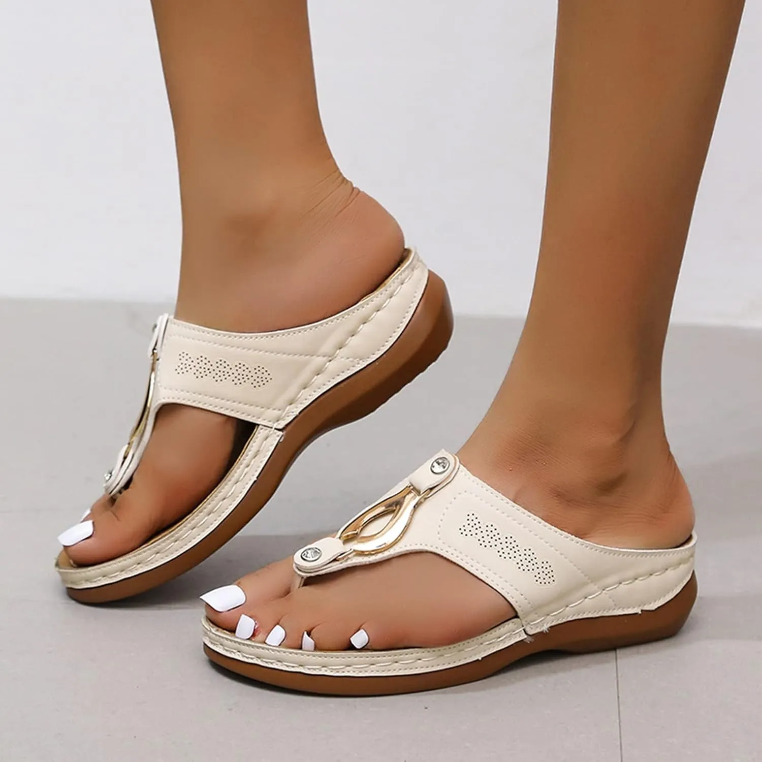 Orthopedic Sandals for Women's Plantar Fasciitis Orthopedic Sandal Heels for Women Orthopedic Strappy Sandals with Arch Support Orthotic Womens Arch Support Wide Width Dressy Sandals Flip Flops Women