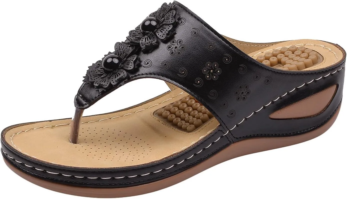 Orthopedic Sandals with Back Strap Orthopedic Womens Fashion Sandals Orthopedic Flip Flops Women 6 Orthotic Womens Sandals Comfortable Dressy Arch Support Womens Summer Shoes Support