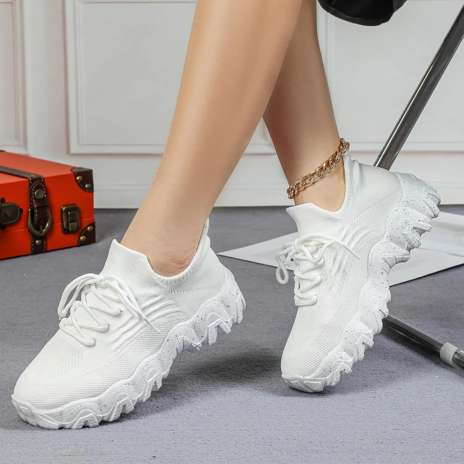 Orthopedic Shoes for Women Nurse Babe Comfort Wear Shoes Wide Orthowear Ortho Pro Shoe Mesh Breathable Non-Slip Work Sneakers Healthcare Classic Shoe Comfortable