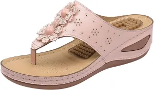 Orthopedic Slides for Women Adjustable Arch Support Recovery Sandals Thick Cushion Comfortable Walking Footwear Plantar Fasciitis Relief