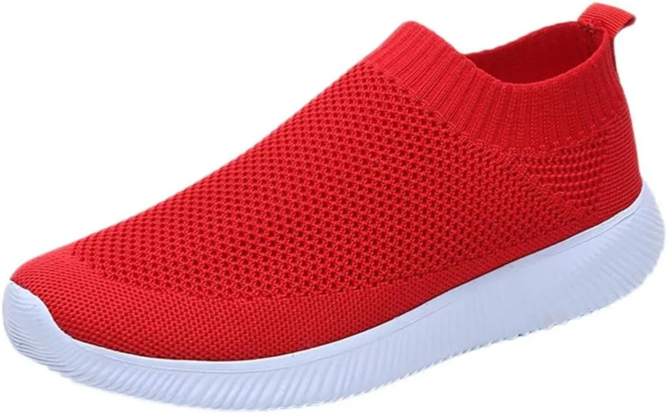 Orthopedic Slip On Shoes for Women Casual Walking Sneakers with Arch Support Comfortable Loafers Plantar Fasciitis Relief Foot Pain Diabetic Swollen Feet