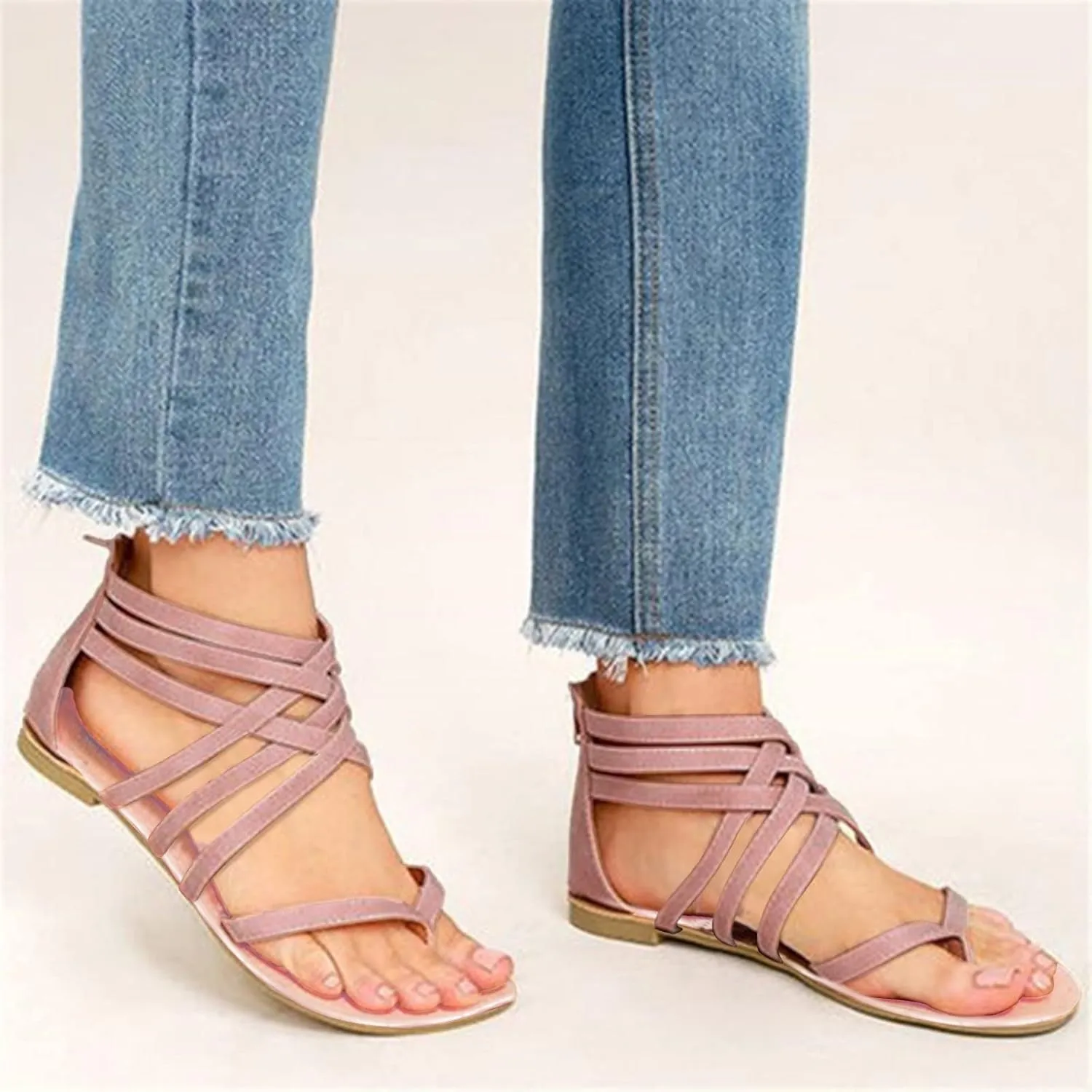 Outdoor Sandals Women Comfortable Summer Walking Arch Support Orthopedic Beach Casual Adjustable Slide Platform Flip Flops Lightweight Hiking