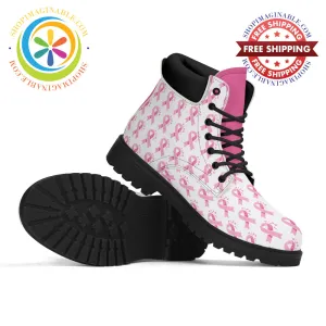 Pink Cancer Awareness Ladies Boots