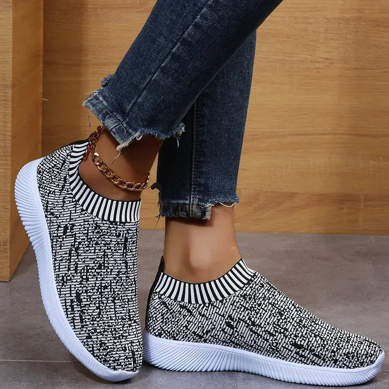 Pixel Prism Knit Sneakers
