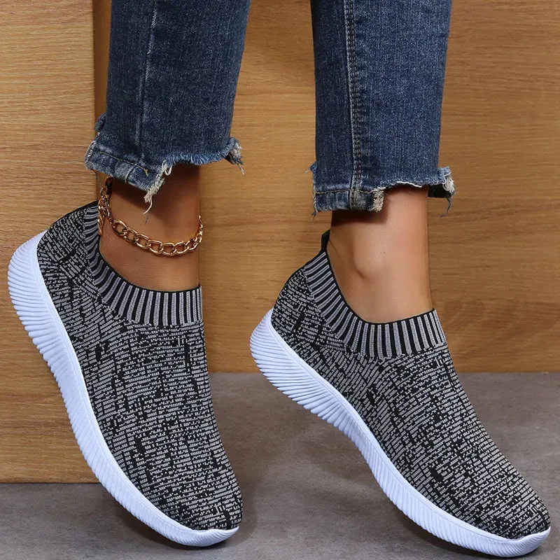 Pixel Prism Knit Sneakers