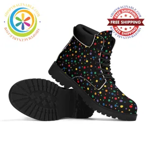 Polka Dot Confetti Ladies Boots