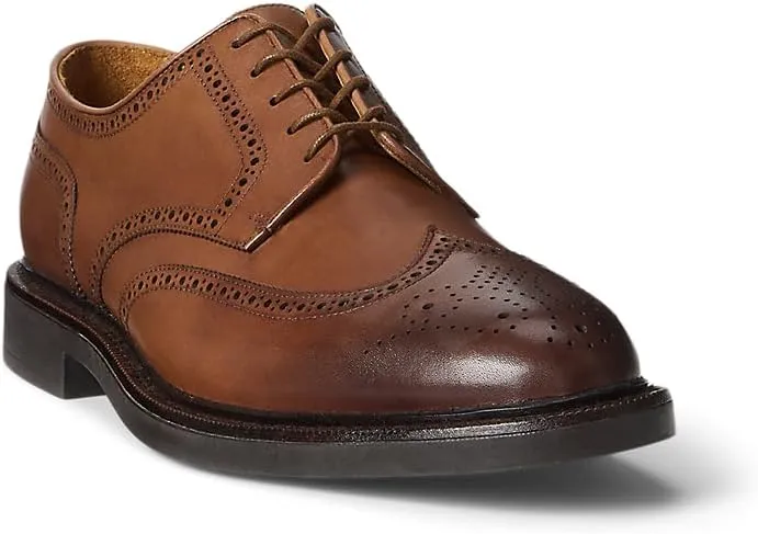 Polo Ralph Lauren Men's Asher Leather Wingtip Shoe Loafer